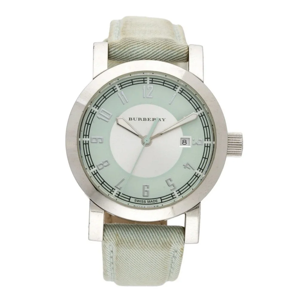 Burberry Endurance Watch Tiffany Color Rare BU7109 Swiss Made